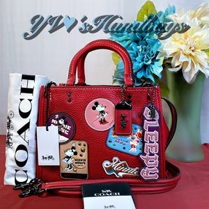 **SOLD**Coach x Disney Rogue 25 With Minnie Mouse
